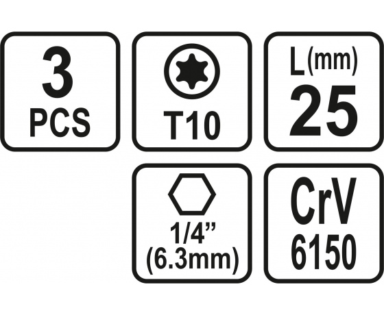 Фото 3 - Насадка викруткова STHOR 