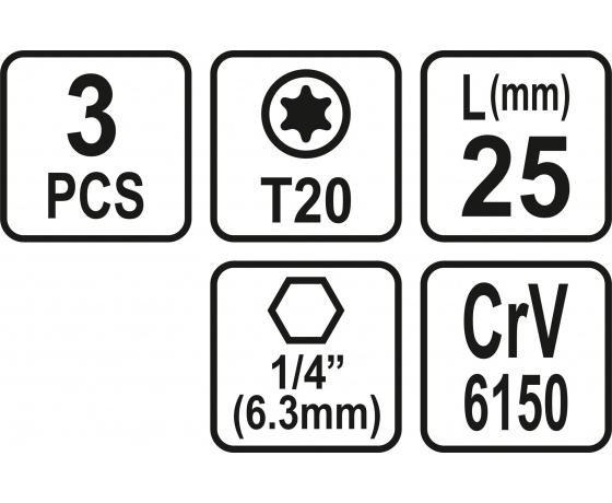 Фото 3 - Насадка викруткова STHOR 