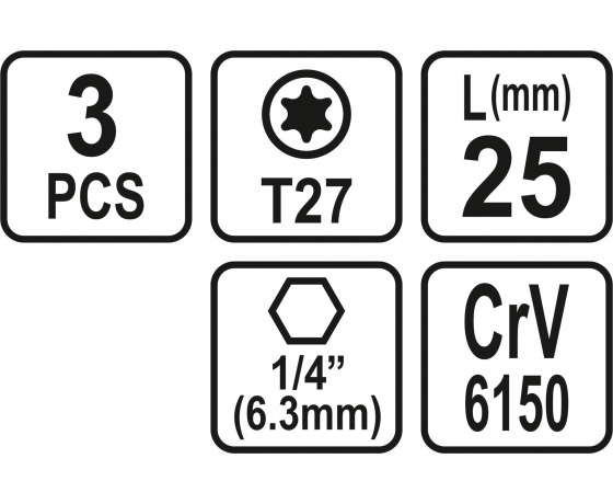 Фото 3 - Насадка викруткова STHOR 