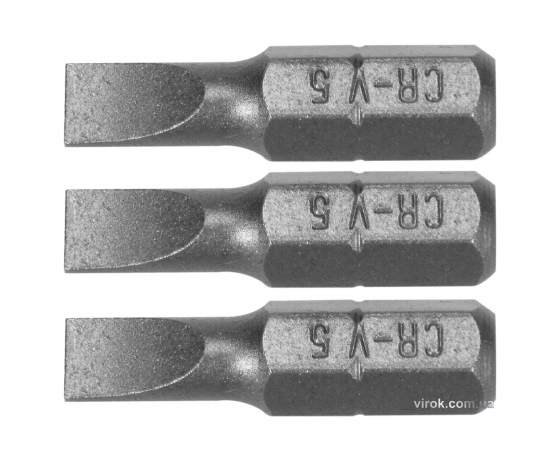 Фото 2 - Насадка викруткова STHOR шліц SL5 x 25 мм HEX 1/4