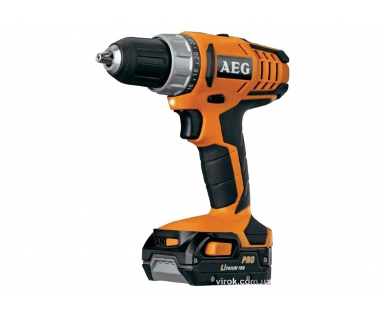 Фото 2 - Шуруповерт-дриль акумуляторний AEG Li-Ion 18 В 1.5 Агод 50 Нм + 2 акумулятора (4935464101)