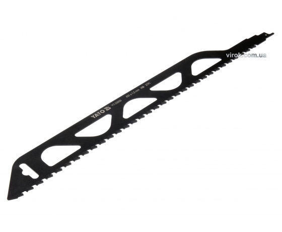Фото 2 - Полотно по цеглі і бетону до шаблевої пили YATO 455 x 1.5 мм 2 зуби/1