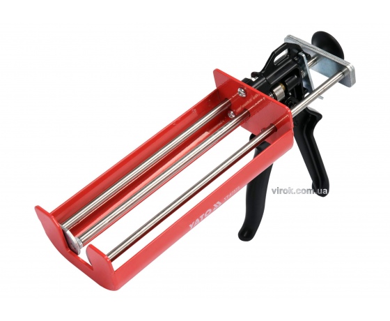 Фото 2 - Пістолет для герметика з подвійним картриджем YATO 205 x 95 мм