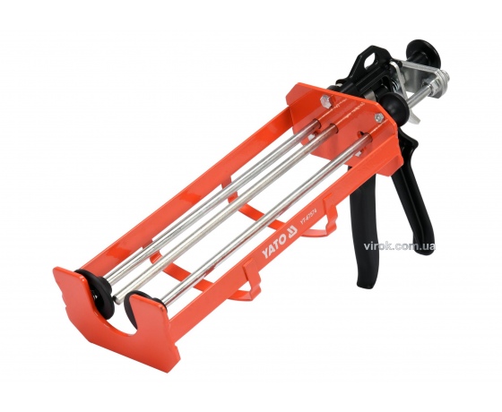 Фото 2 - Пістолет для герметика з подвійним картриджем YATO 245 x 100 мм