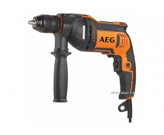 Фото 2 - Дриль ударний мережевий AEG 750 Вт + кейс (4935442850)