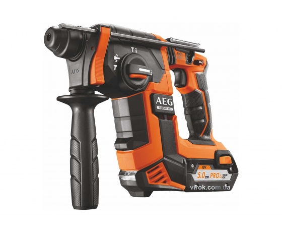 Фото 2 - Перфоратор безщітковий акумуляторний SDS+ AEG Li-Ion 18 В 5 Агод (4935464753)