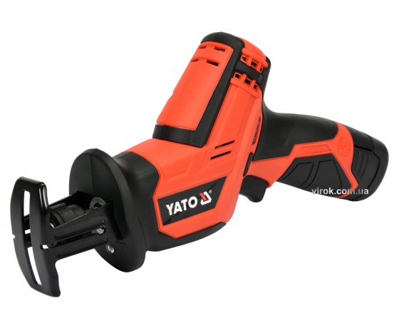 Фото 2 - Пила шабельна акумуляторна YATO Li-Ion 12 В 2 Агод 12.7 мм + 2 полотна