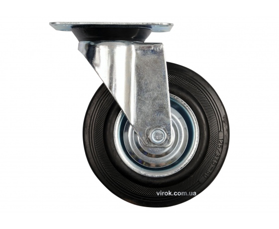 Фото 2 - Колесо до візка з обертовою опорою VOREL Ø160 x 40 x 195 мм 130 кг