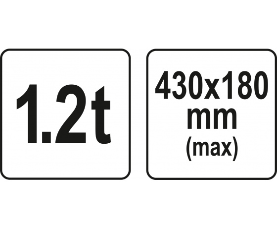 Фото 3 - Дровокол ножний YATO 430 мм 60-180 мм сила натиску- 1.2 т