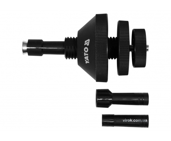 Фото 2 - Пристрій для центрування дисків зчеплення YATO Ø15-28 мм з трьома регулювальними втулками
