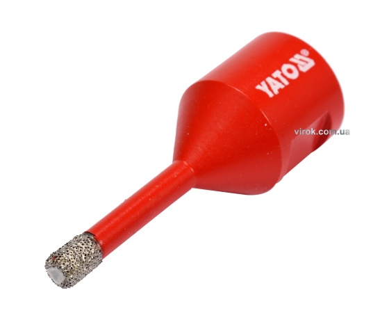 Фото 2 - Свердло по кераміці і гресу з алмазним напиленням YATO 6 мм М14