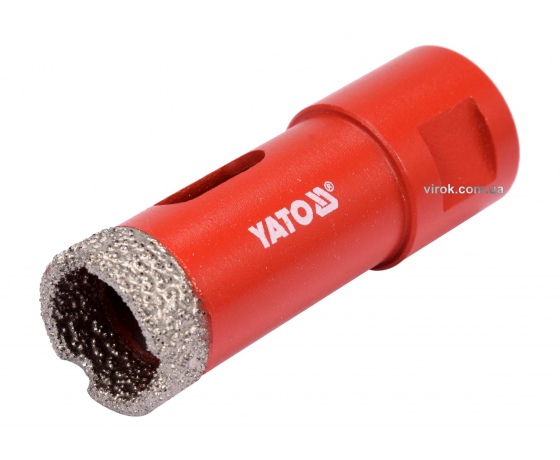 Фото 2 - Свердло по кераміці і гресу з алмазним напиленням YATO 20 мм М14