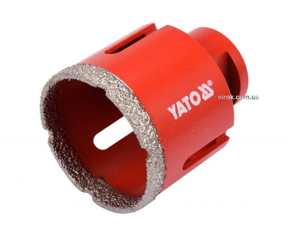 Фото 2 - Свердло по кераміці і гресу з алмазним напиленням YATO 51 мм М14