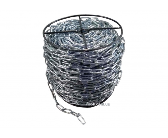 Фото 2 - Ланцюг з довгою ланкою оцинкований ТМ 