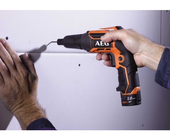 Фото 3 - Шуруповерт акумуляторний AEG Li-Ion 12 В 2 Агод 4000 об/хв 3 Нм 1/4