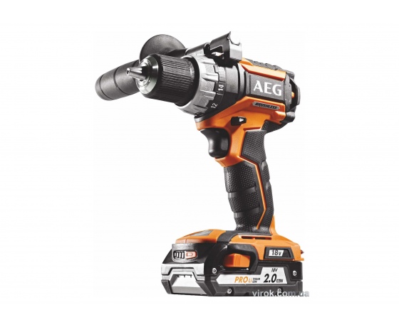 Фото 2 - Шуруповерт-дриль безщітковий акумуляторний AEG Li-Ion 18 В 2 Агод 60 Нм 13 мм + 2 акумулятора і кейс (4935448768)