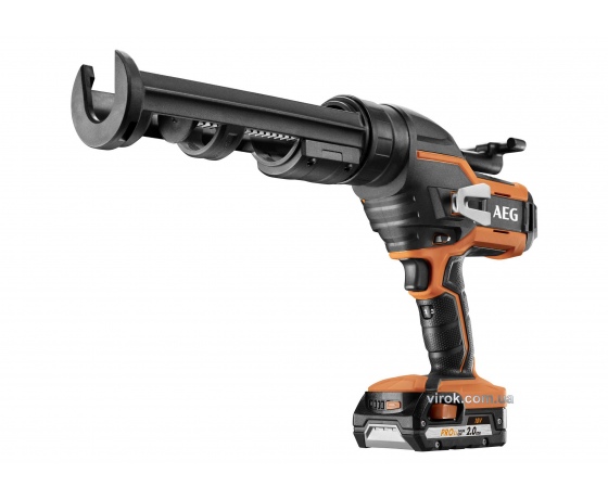 Фото 2 - Пістолет для герметиків акумуляторний AEG Li-Ion 18 В 2 АГод 310 мл 11 м/с + сумка (4935471247)