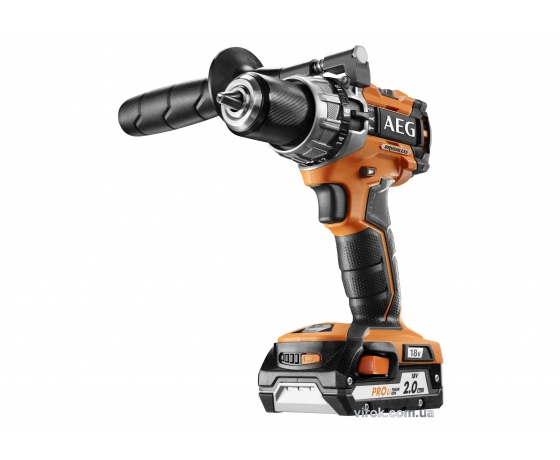Фото 2 - Шуруповерт-дриль ударний безщітковий акумуляторний AEG Li-Ion 18 В 2 Агод 60 Нм 13 мм + 2 акумулятора і кейс (4935464096)