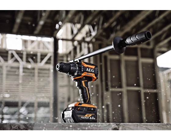 Фото 4 - Шуруповерт-дриль ударний безщітковий акумуляторний AEG Li-Ion 18 В 6 Агод 140 Нм 13 мм + 2 акумулятора і кейс (4935464100)