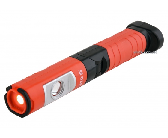 Фото 2 - Лампа світлодіодна акумуляторна YATO Li-Ion 3.7 В 5+1 Вт 500+250 лм / 120 лм