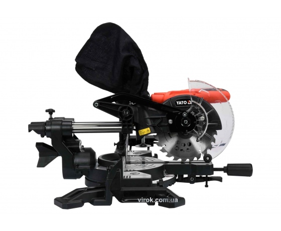 Фото 2 - Пила торцьовальна з лазером YATO 1.5 кВт диск 185 x 30 мм