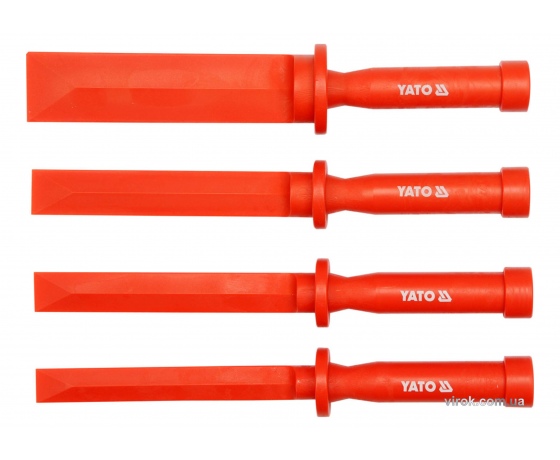 Фото 2 - Скребки пластикові YATO 265 мм 4 шт