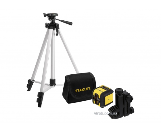 Фото 2 - Нівелір лазерний-крос червоний з штативом STANLEY 