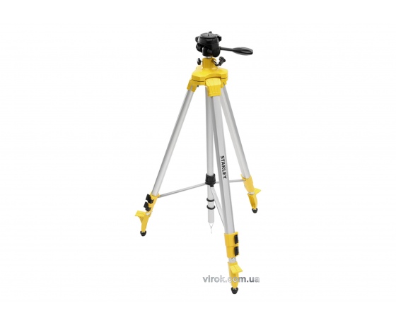 Фото 2 - Штатив 3-ніжний алюмінієвий STANLEY з телескопічними ніжками 97- 247 см 1/4