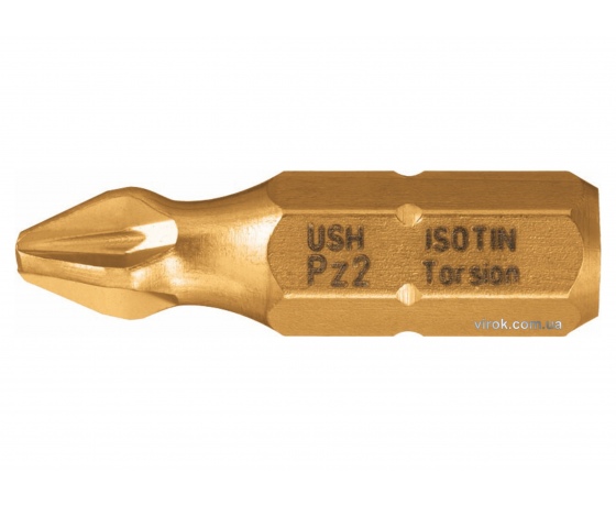 Фото 2 - Насадка викруткова титанова USH POZIDRIV PZ3 x 25 мм 10 шт