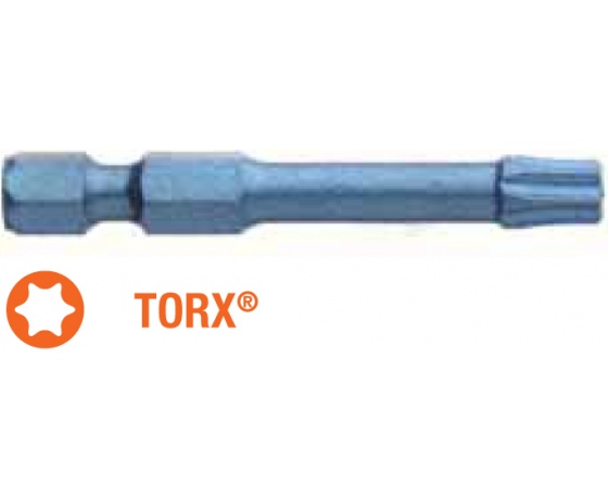 Фото 2 - Насадка викруткова ударна BLUE SHOCK USH Torx T40 x TORSION 50 мм 5 шт