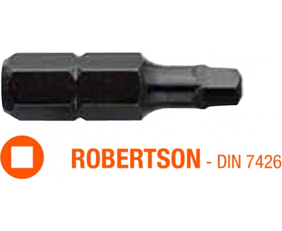 Фото 2 - Насадка викруткова INDUSTRY USH ROBERTSON R1 x 25 мм 5 шт