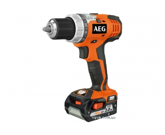 Фото 2 - Шуруповерт-дриль акумуляторний AEG Li-Ion 14.4 В 2 Агод 50 Нм 13 мм (сталь) + 2 акумулятора і кейс (4935443971)