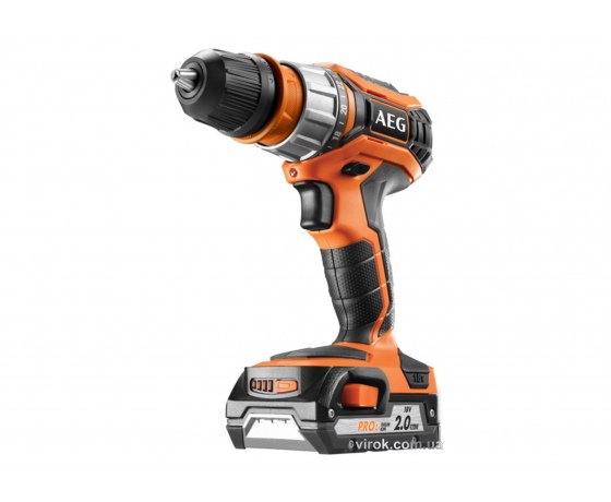 Фото 2 - Шуруповерт-дриль акумуляторний AEG Li-Ion 18 В 2 Агод 50 Нм 13 мм (сталь) + 2 акумулятора і кейс (4935459423)
