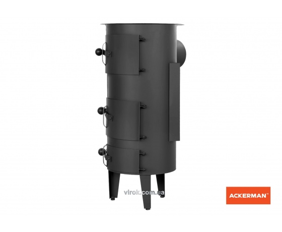 Фото 2 - Піч ACKERMAN W2 з шамотом, 6 кВт, 25 кг, 340х 700х 380 мм, кругла