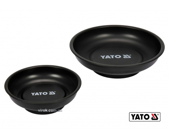 Фото 2 - Миски магнітні круглі YATO Ø150/108 мм 2 шт