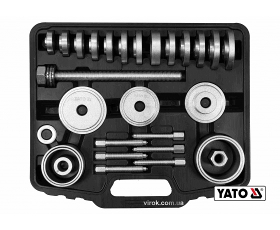 Фото 2 - Набір для демонтажу підшипників і втулок YATO 38 мм 31 шт