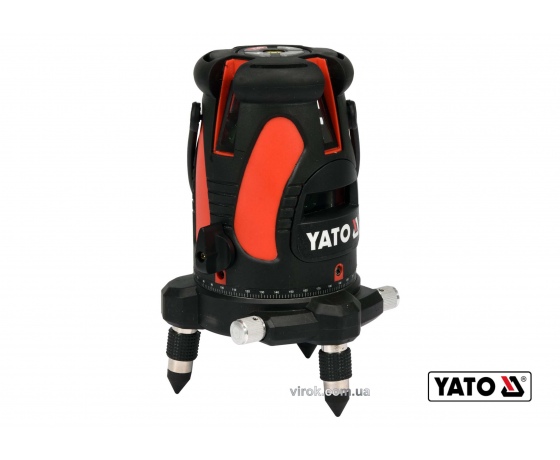Фото 2 - Нівелір лазерний самонівелюючий YATO Li-Ion 3.7 В 1.8 Агод дальність- 25 м точність- ±2 мм/ 10 м + ящик