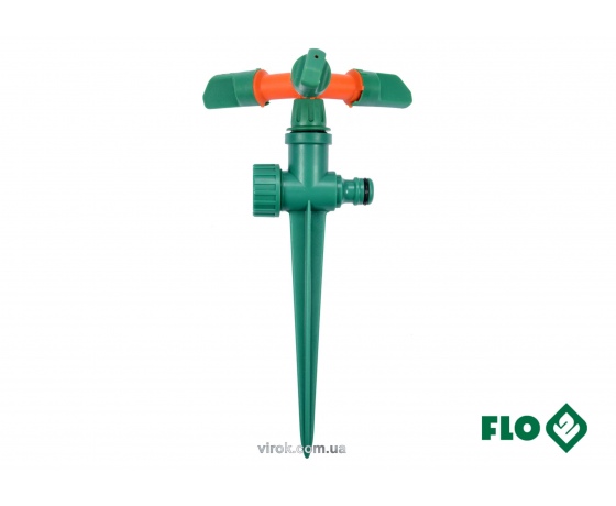Фото 2 - Зрошувач обертовий 3-сторонній FLO на кілку, до шлангу 1/2