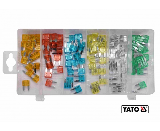 Фото 2 - Запобіжники автомобільні YATO MINI 120 шт