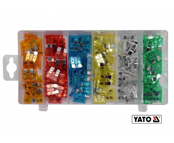 Фото 2 - Запобіжники автомобільні YATO STANDARD 120 шт