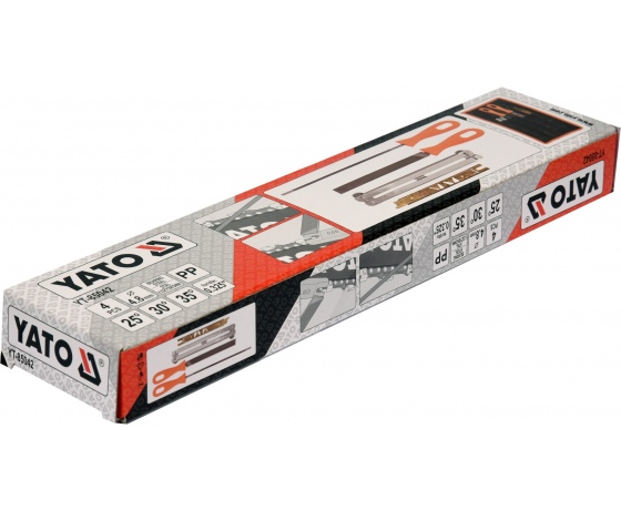 Фото 3 - Набір для гостріння ланцюгів з напильником YATO Ø4.8 мм 4 шт