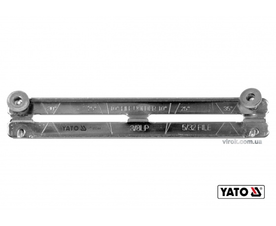 Фото 2 - Направляюча до напильника YT-85025 з гвинтовим кріпленням YATO Ø4 x 190 х 30 мм під 25°/30°/35°