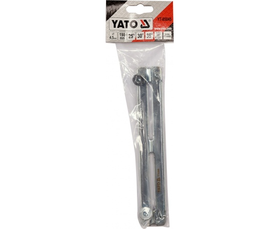 Фото 3 - Направляюча до напильника YT-85026 з гвинтовим кріпленням YATO Ø4.5 x 190 х 30 мм під 25°/30°/35°