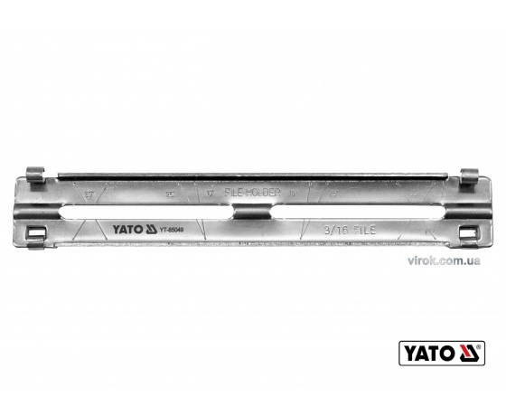 Фото 2 - Направляюча до напильника YT-85027 з кліпсовим кріпленням YATO Ø4.8 x 190 х 30 мм під 10°/25°/30°/35°