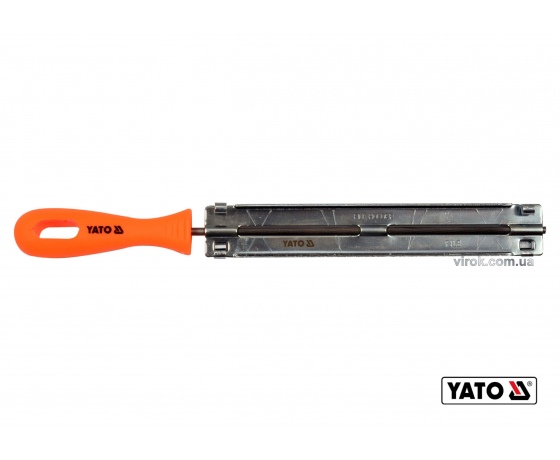 Фото 2 - Направляюча з напильником для гостріння ланок ланцюгів YATO Ø4.8 x 250 мм