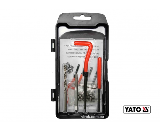 Фото 2 - Приладдя для відновлення внутрішньої різьби YATO М5 x 0.8 мм HSS 4241/4341 30 шт