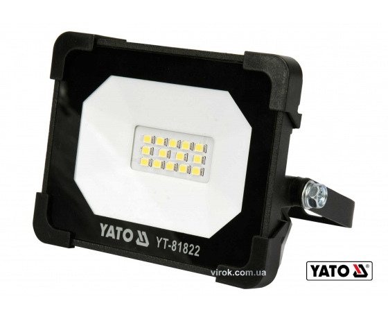 Фото 2 - Прожектор з SMD-діодним випромінювачем YATO 10 Вт 900 лм 14 діодів