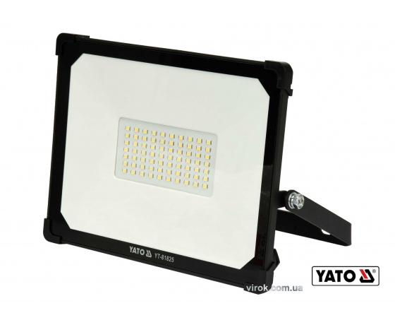 Фото 2 - Прожектор з SMD-діодним випромінювачем YATO 50 Вт 5000 лм 70 діодів