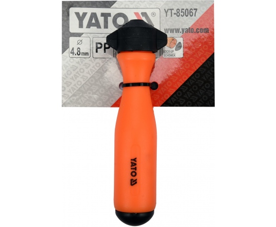 Фото 3 - Ручка для напильника з різьбовим фіксатором YT-85027 поліпропіленова YATO Ø4.8 мм