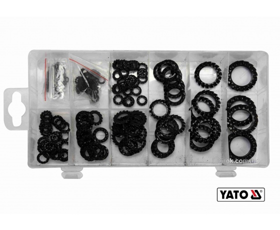 Фото 2 - Шайби стопорні YATO 3 х 19 мм 200 шт